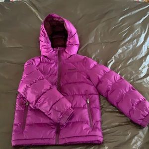 Girls Marmot Hooded Puffer Jacket